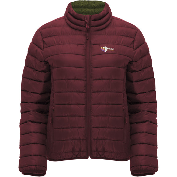 Finland women's insulated jacket - Garnet / roly-M