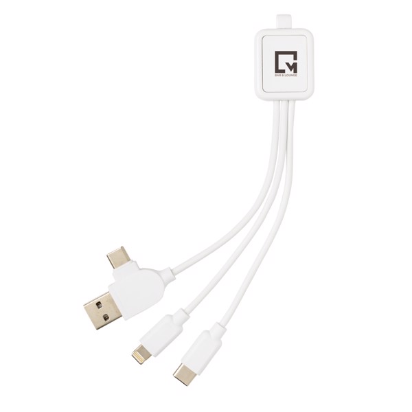 6-in-1 antimicrobial cable