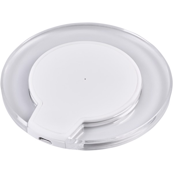 Meteor Qi® wireless charging pad - White