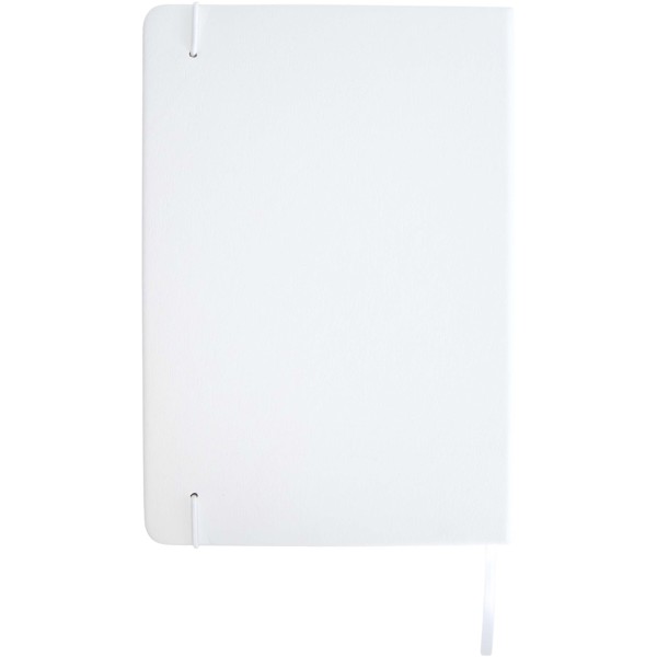 Legato Elegance A5 hard cover notebook and rollerball pen set - White / White
