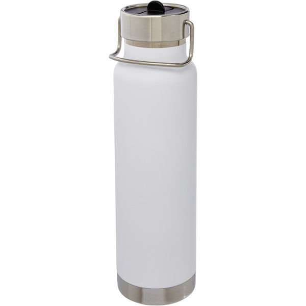 Thor 750 ml copper vacuum insulated sport bottle - White