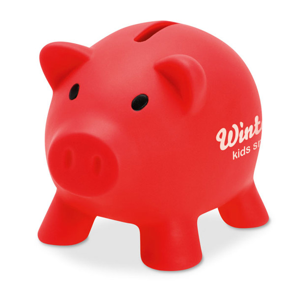 Piggy bank Softco - Red