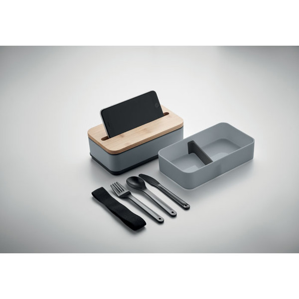 PP lunch box Wint - White