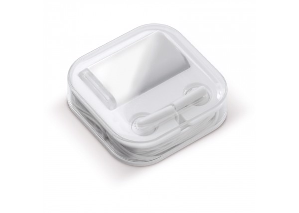 Earbuds & wireless music receiver - White / White