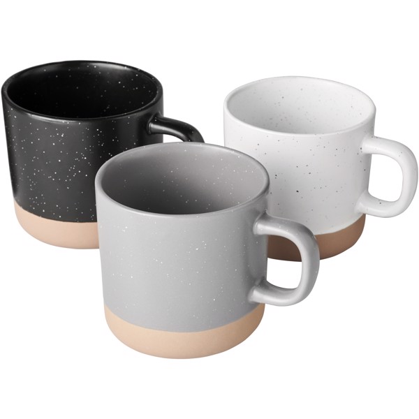 Pascal 360 ml ceramic mug - White