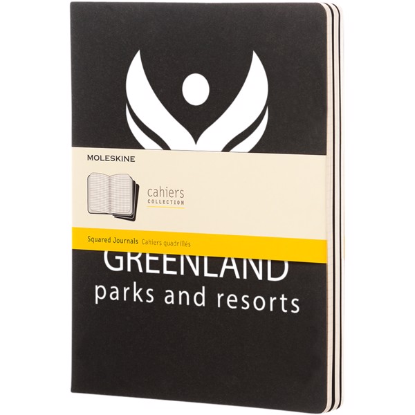 Cahier Journal XL - squared - Solid black