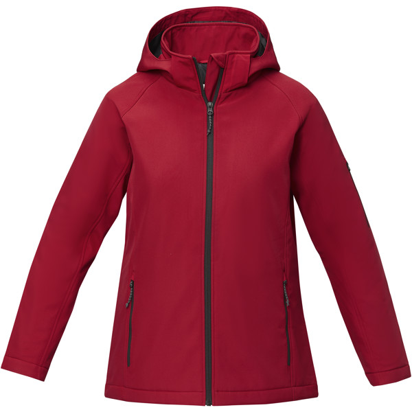 Notus women's padded softshell jacket - Red / XL