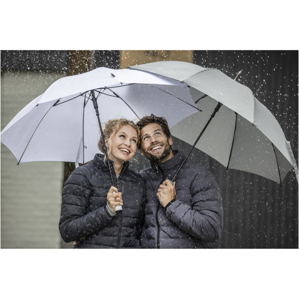 Niel 23\" auto open recycled PET umbrella - White