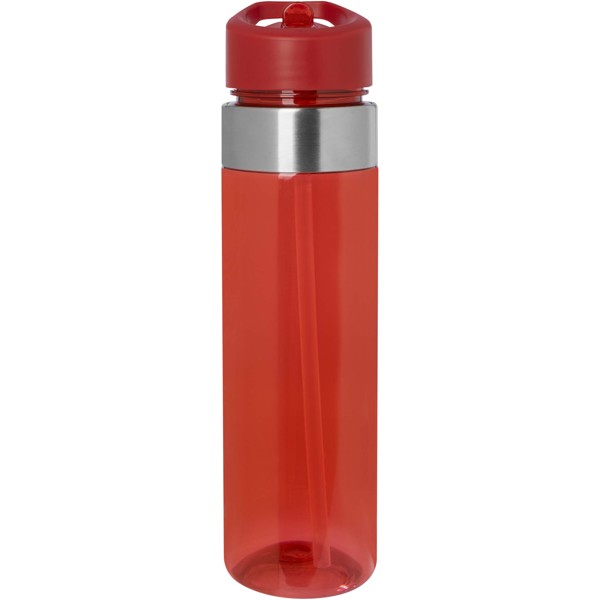 Dylan 650 ml Tritan water bottle with flip spout lid - Red
