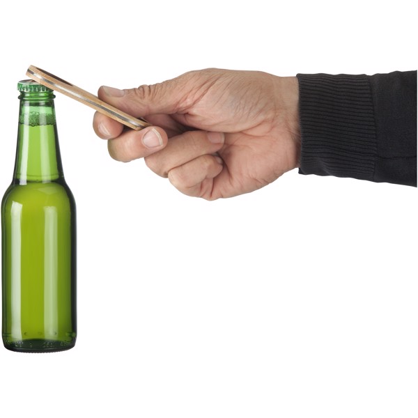 Barron bamboo bottle opener
