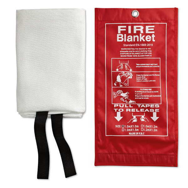Fire blanket in pouch 100x95cm Blake