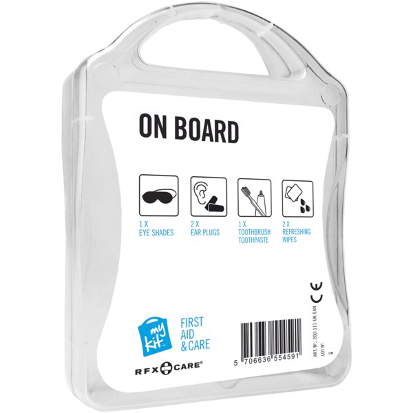 MyKit On Board Travel Set - Transparent White