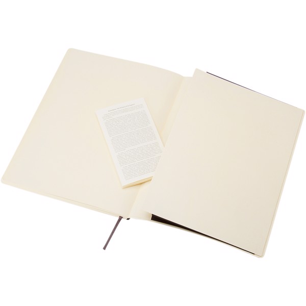 Classic XL soft cover notebook - squared - Solid black