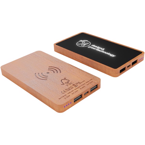 SCX.design P36 5000 mAh light-up wireless power bank