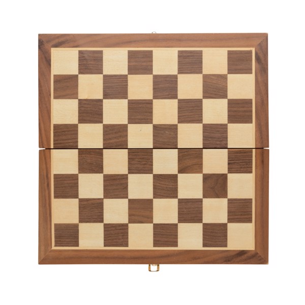 Luxury wooden foldable chess set