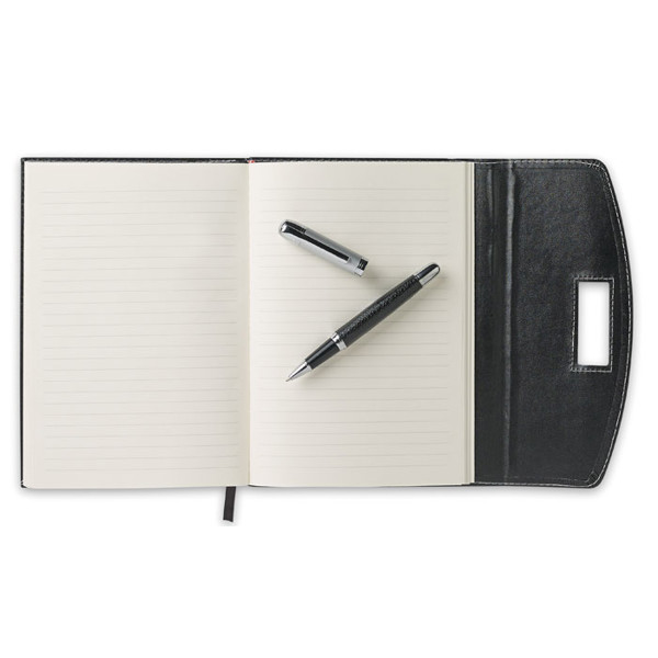 A5 notebook portfolio with pen Nova