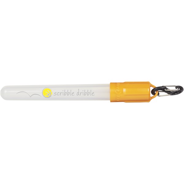 Fluo LED glow stick with clip - Yellow