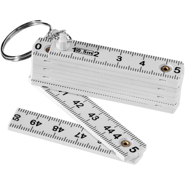 Harvey 0.5 metre foldable ruler keychain