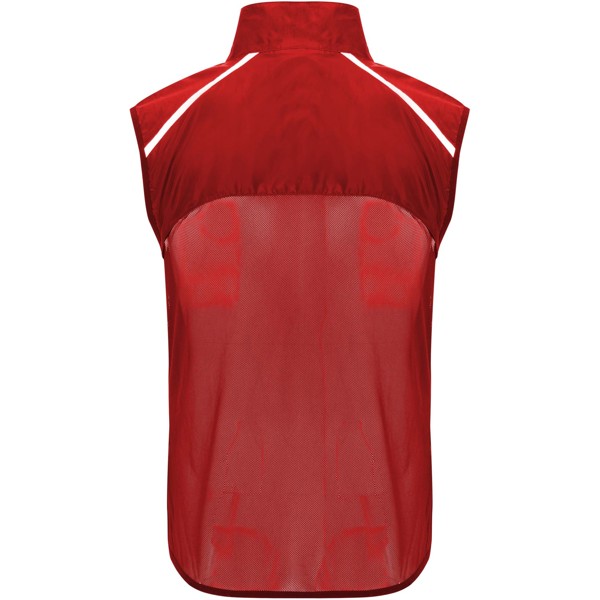 Jannu unisex lightweight running bodywarmer - Red / roly-XS