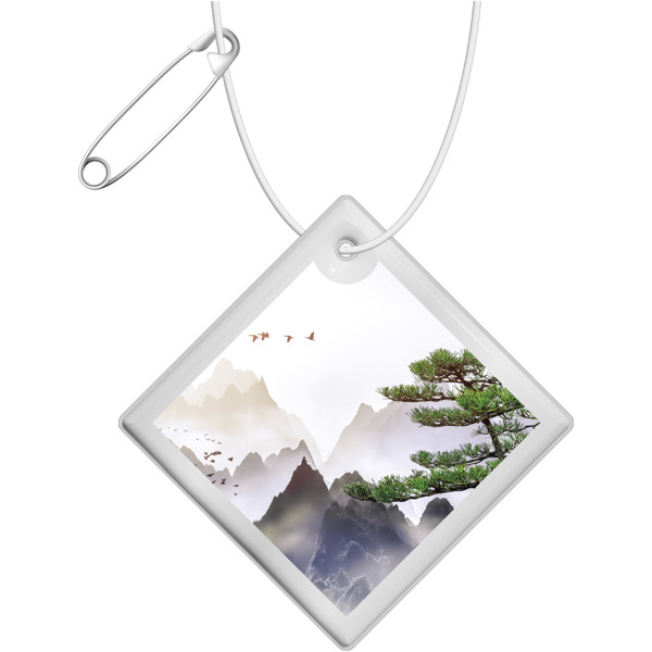 RFX™ H-20 diamond reflective PVC hanger large - White