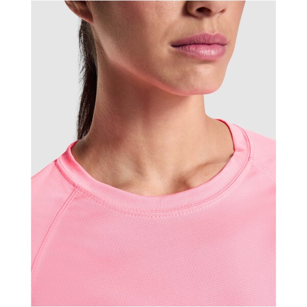 Bahrain short sleeve women's sports t-shirt - Pink Fluor / roly-S