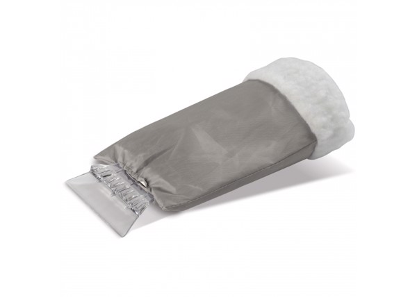Eiskratzer mit Handschuh - Grau