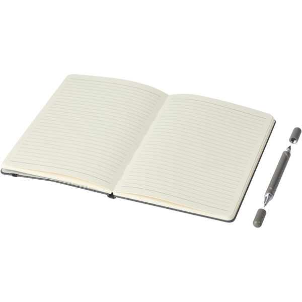 Skribo ballpoint pen and notebook set - Grey