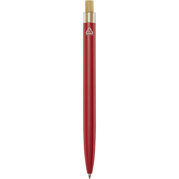 Nooshin recycled aluminium ballpoint pen (blue ink) - Red