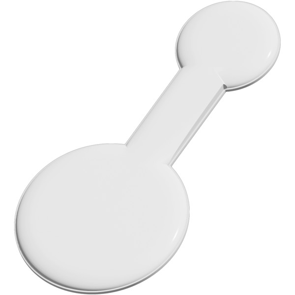 RFX™ M-10 round reflective PVC magnet large - White