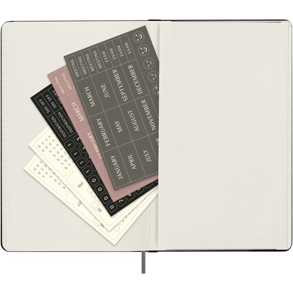 Moleskine hard cover undated L weekly planner