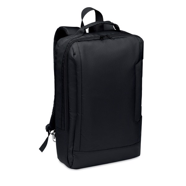 Laptop backpack in 300D RPET Singapore