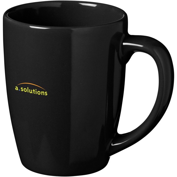 Medellin 350 ml ceramic mug - Solid black