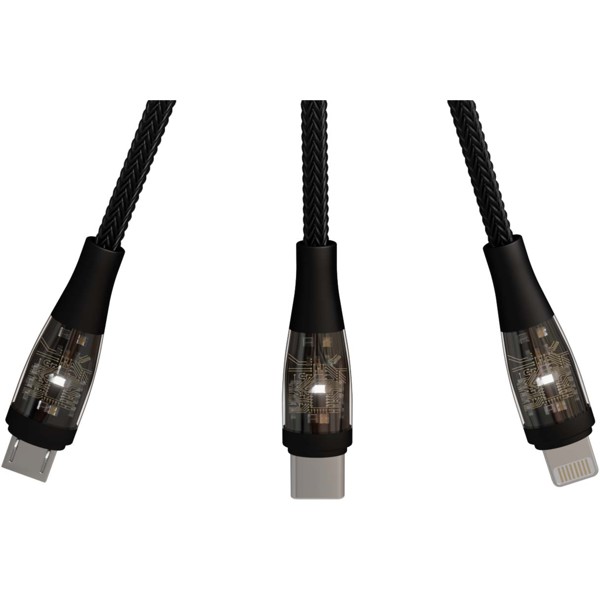 SCX.design C50 5-in-1 fast charging 100W/5A cable with digital display