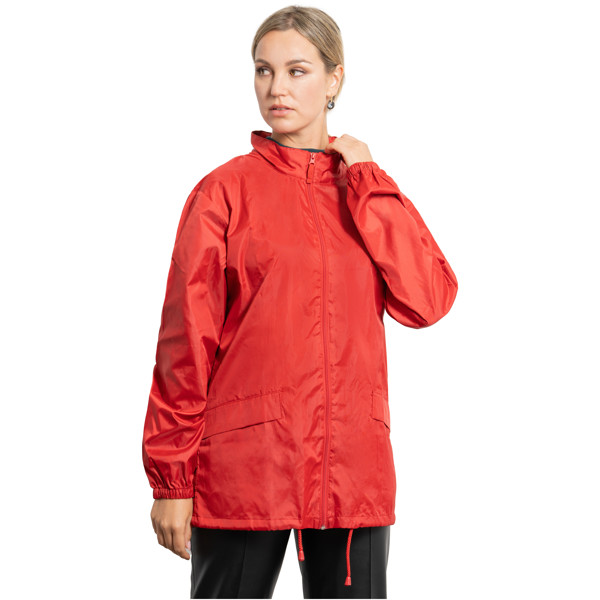 Escocia unisex lightweight rain jacket - Red / M