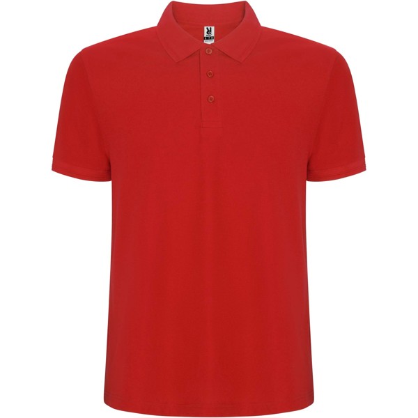 Pegaso Premium short sleeve kids polo - Red / 3/4