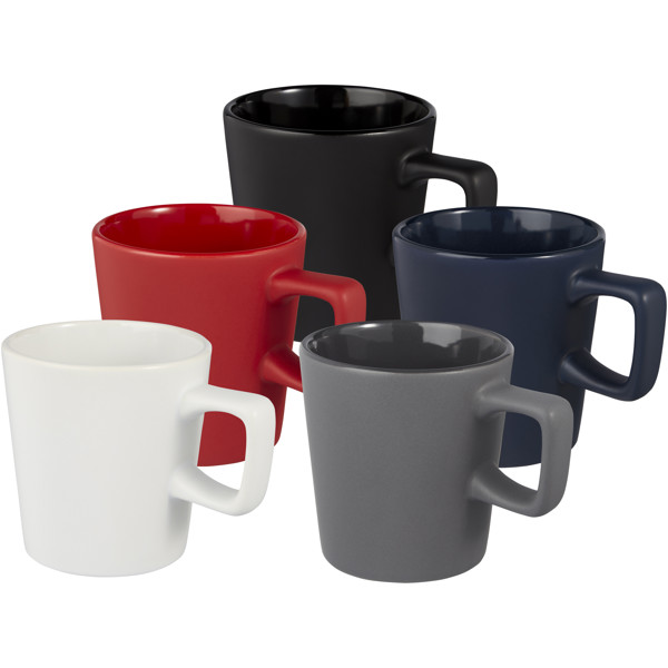 Ross 280 ml ceramic mug - White