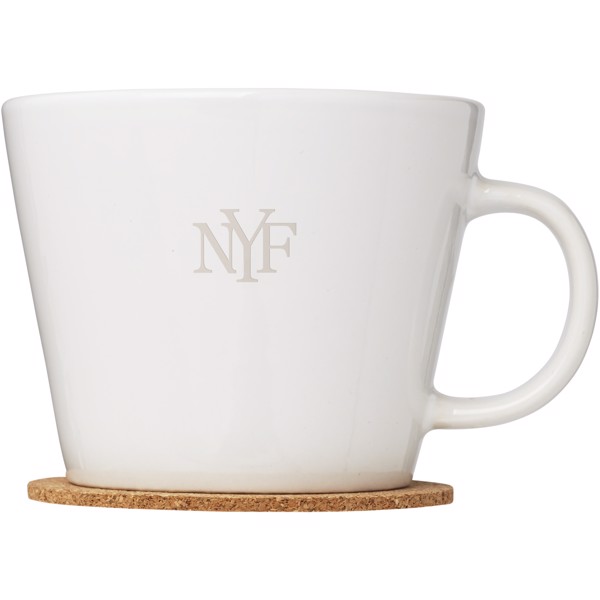 Hartley 2-piece mug set with coaster