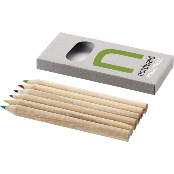 Ayola 6-piece coloured pencil set
