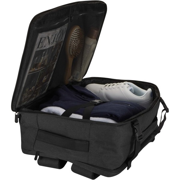 Libra 17" GRS recycled carry-on backpack 25L - Heather Charcoal