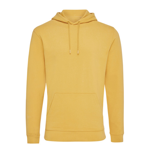 IQONIQ Jasper recycled cotton hoodie - Ochre Yellow / XS