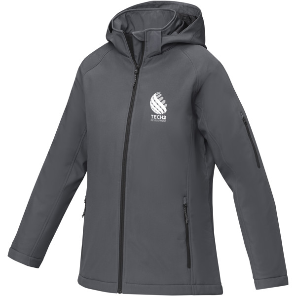 Notus women's padded softshell jacket - Storm Grey / XS