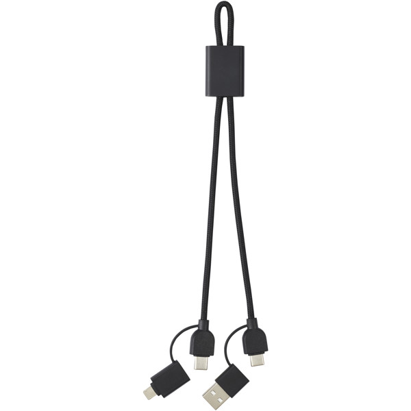 Connect 6-in-1 RCS recycled aluminium 45W quick charge & data transfer cable