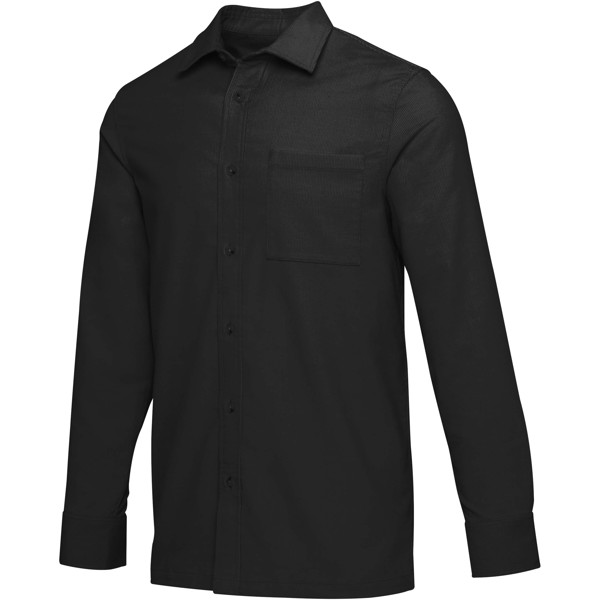 Alum corduroy unisex shirt - Black / XS