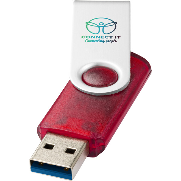 Rotate USB 3.0 translucent - Red / 16GB