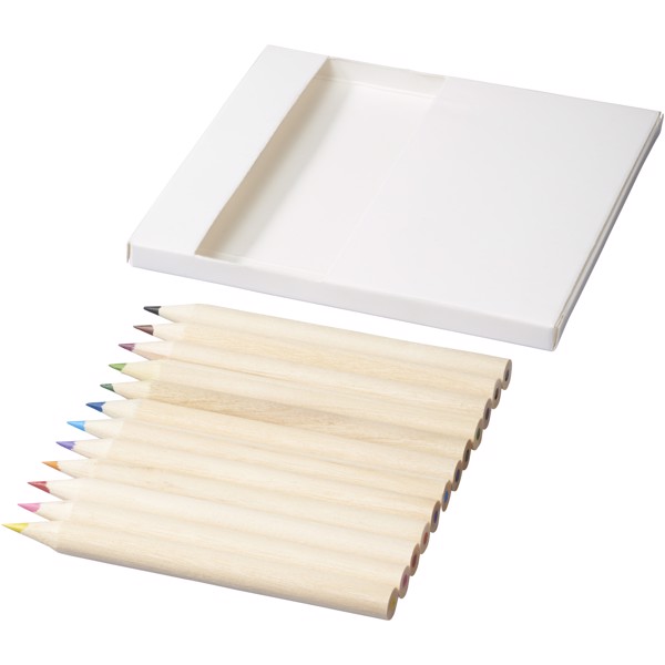 Set de 22 lápices de colores y tarjetas para colorear "Doris"