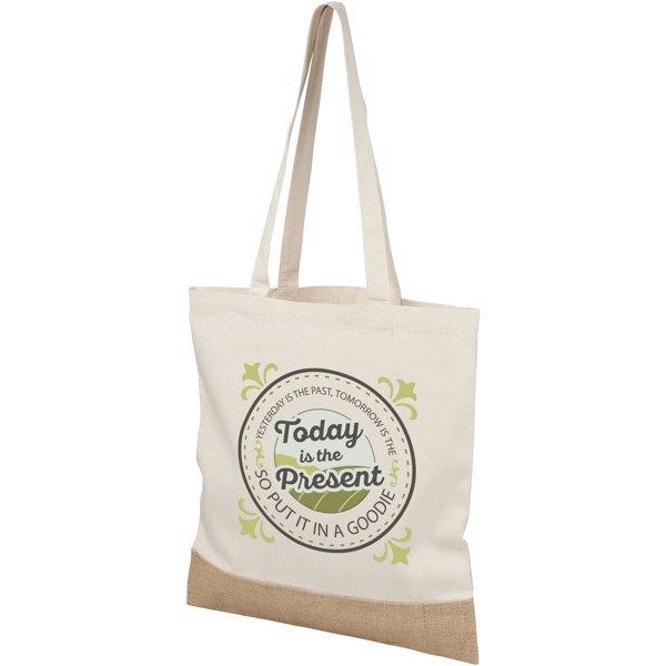 Bolsa Tote de yute de algodón "Delhi"