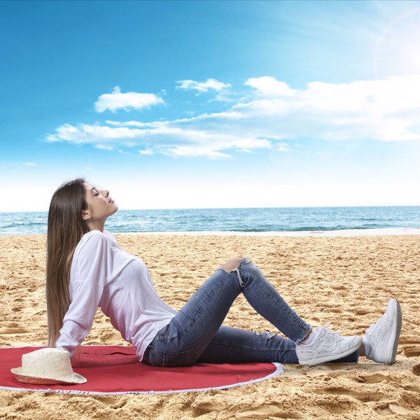 Beach Mat Hansier - White