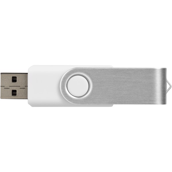 Memoria USB 'ROTATE' sin llavero - Blanco / 2GB