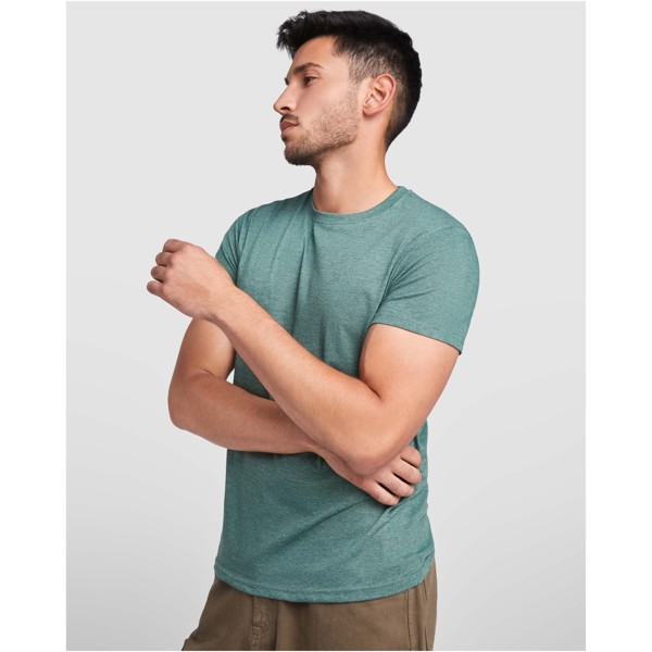 Fox short sleeve men's t-shirt - Heather Bottle Green / S