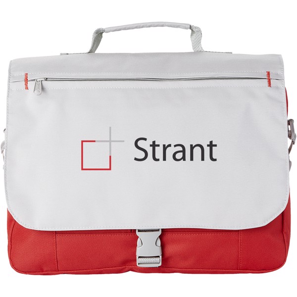 Konferenční taška Pittsburgh - Červená s efektem námrazy / Větle šedá